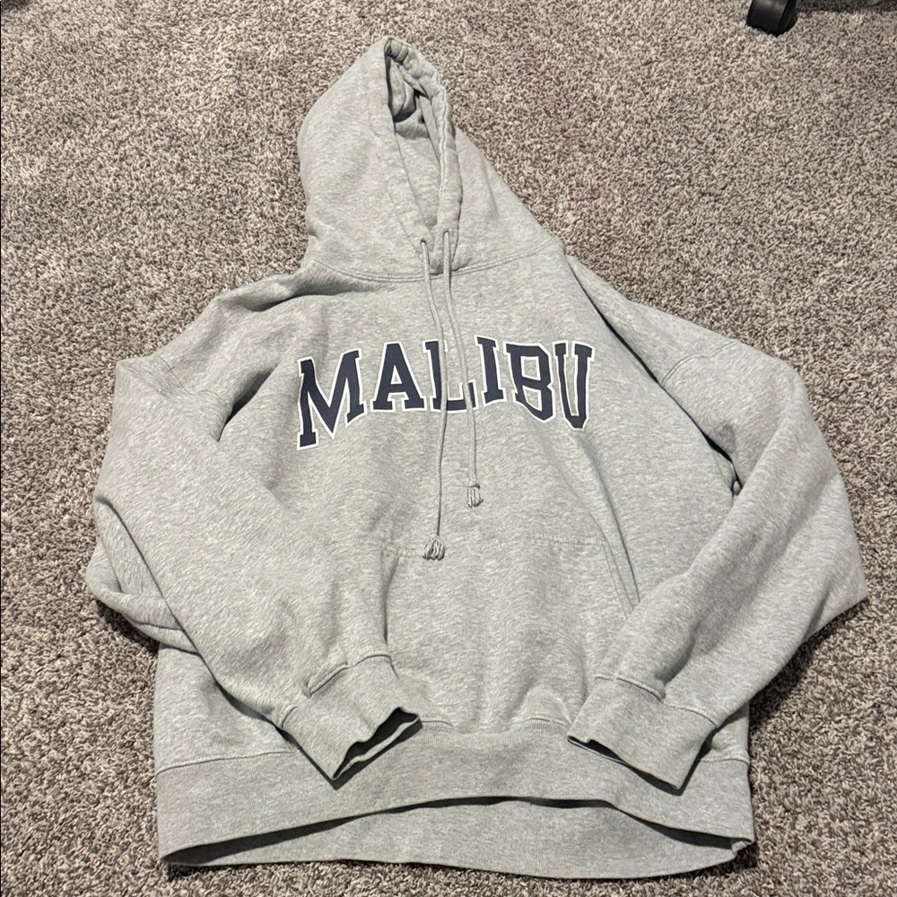 Brandy Melville Gray Malibu Hoodie